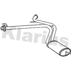 Rear Muffler KLARIUS PG740J OE Ref 1335482080