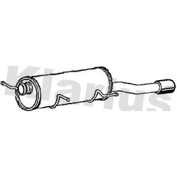 Rear Muffler KLARIUS PG743E OE Ref 1726QX