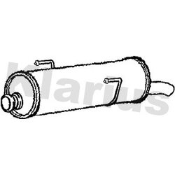 Rear Muffler KLARIUS PG751T OE Ref 1726SF