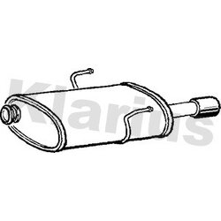Rear Muffler KLARIUS PG782X OE Ref 1726JR