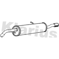 Rear Muffler KLARIUS PG793G OE Ref 173086
