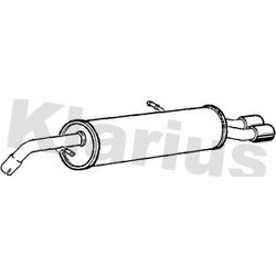 Rear Muffler KLARIUS PG795D OE Ref 173089