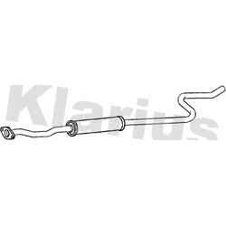 Centre Muffler KLARIUS PG801V OE Ref 1717GG