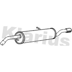 Rear Muffler KLARIUS PG813C OE Ref 173088