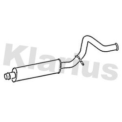 Centre Muffler KLARIUS PG853T OE Ref 1717V0