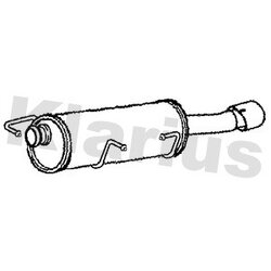 Rear Muffler KLARIUS PG854Q OE Ref 1726QW