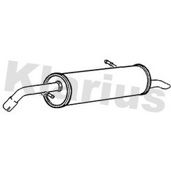 Rear Muffler KLARIUS PG867X OE Ref 1730AC
