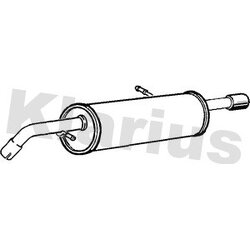 Rear Muffler KLARIUS PG870T OE Ref 1730AA