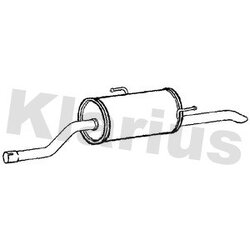 Rear Muffler KLARIUS PG889P OE Ref 1730LA