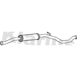 Centre Muffler KLARIUS PG897D OE Ref 1717FR