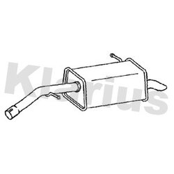 Rear Muffler KLARIUS PG930E OE Ref 9818336980