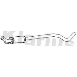 Centre Muffler KLARIUS PG940P OE Ref 1717RY