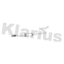 Centre Muffler KLARIUS PG946G OE Ref 1717GR