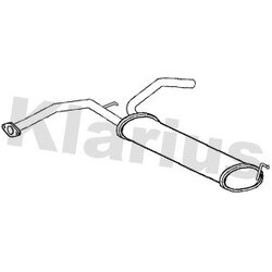 Rear Muffler KLARIUS PG961J OE Ref B001034480