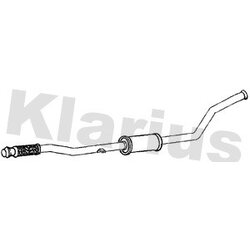 Centre Muffler KLARIUS PG964E OE Ref B000893280