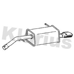 Rear Muffler KLARIUS PG967B OE Ref 1611427880