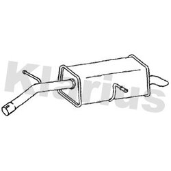Rear Muffler KLARIUS PG969X OE Ref 1611581480