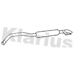Rear Muffler KLARIUS PG985A OE Ref 1609041780