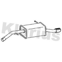 Rear Muffler KLARIUS PG994K OE Ref 1608549580