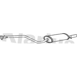 Rear Muffler KLARIUS PS10J OE Ref 94411108301