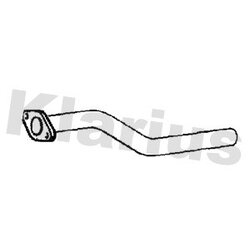 Exhaust Pipe KLARIUS RN1005M OE Ref 8200613081