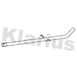 Exhaust Pipe KLARIUS RN1006L OE Ref 8200613083