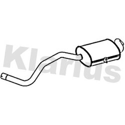 Rear Muffler KLARIUS RN1010G OE Ref 200107794R