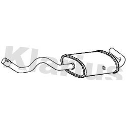 Rear Muffler KLARIUS RN1015A OE Ref 200101367R