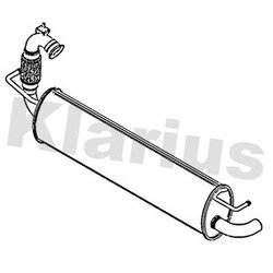 Rear Muffler KLARIUS RN1031B OE Ref 200205174R