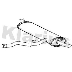 Rear Muffler KLARIUS RN1120V OE Ref 201005952R