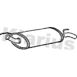 Rear Muffler KLARIUS RN316L OE Ref 7700781512