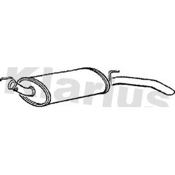 Rear Muffler KLARIUS RN499T OE Ref 8671013361