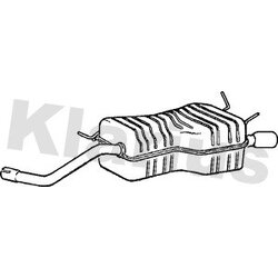 Rear Muffler KLARIUS RN647B OE Ref 8671014707