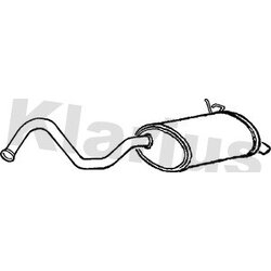 Rear Muffler KLARIUS RN654P OE Ref 7700824707