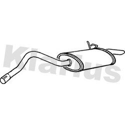 Rear Muffler KLARIUS RN673L OE Ref 7700308548