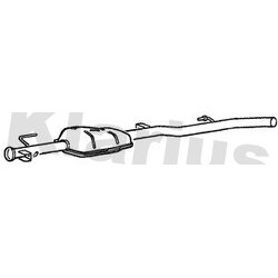 Centre Muffler KLARIUS RN736V OE Ref 8671015336