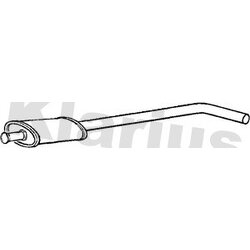 Centre Muffler KLARIUS RN808M OE Ref 8200187969