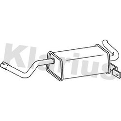 Rear Muffler KLARIUS RN829H OE Ref 8200276188