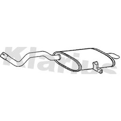 Rear Muffler KLARIUS RN842M OE Ref 8200561505
