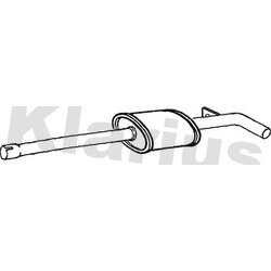Centre Muffler KLARIUS RN854W OE Ref 8200431610