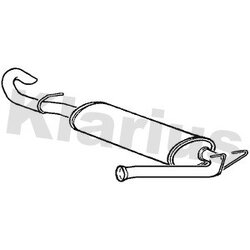 Rear Muffler KLARIUS RN887X OE Ref 2011000QAC
