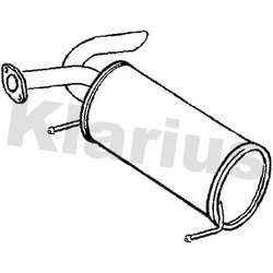 Rear Muffler KLARIUS RN908Q OE Ref 8200261004