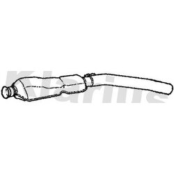 Centre Muffler KLARIUS RN932G OE Ref 8200373725