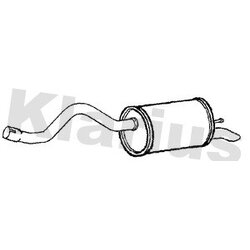 Rear Muffler KLARIUS RN978M OE Ref 200109039R