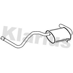 Rear Muffler KLARIUS RN983G OE Ref 200108695R