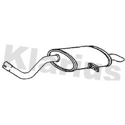 Rear Muffler KLARIUS RN989X OE Ref 200101727R