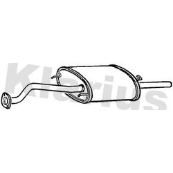 Rear Muffler KLARIUS RR185X OE Ref GEX33450