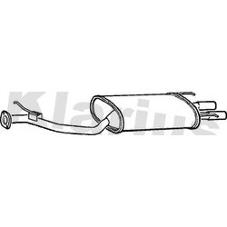 Rear Muffler KLARIUS RR251B OE Ref 18030SN7980