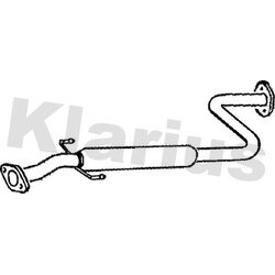 Centre Muffler KLARIUS RR252A OE Ref GEX33635