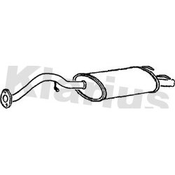 Rear Muffler KLARIUS RR253X OE Ref GEX33638